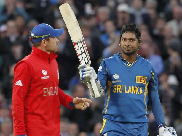 Sri Lankan wicketkeeper Kumar Sangakkara hit 134 not out from 135 balls during their win over England 
